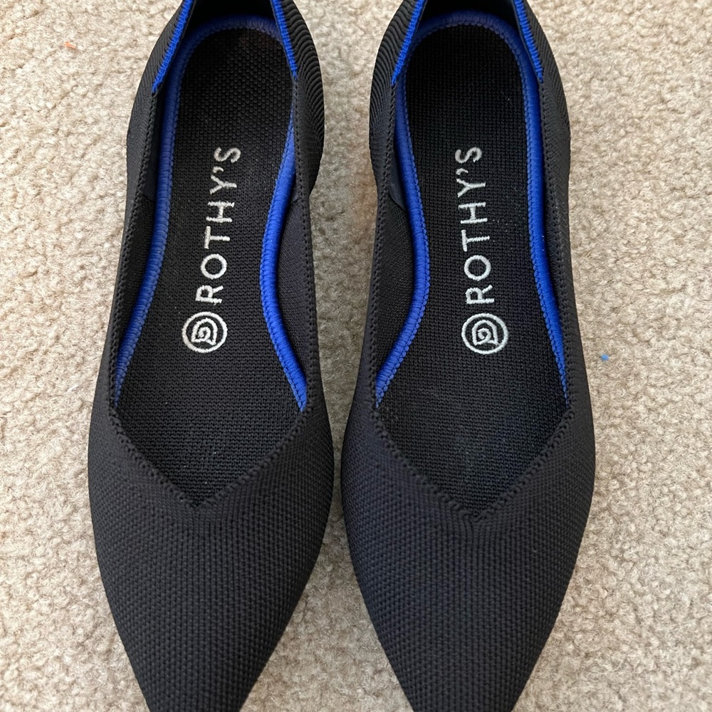 7.5 Black Rothy’s